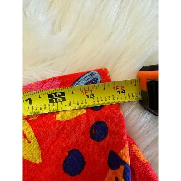 Maison d' Amelie Hawaiian‎ Multicolor Linen Boho Peasant Tiered Midi Skirt Sz S - Picture 6 of 6